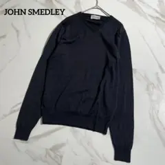 現行タグ 美品 ジョンスメドレー PURE NEW WOOL VネックニットM