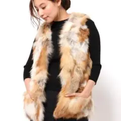 ◎美品・定価7.5万◎『GRACE CONTINENTAL』フォックス ベスト