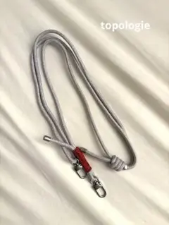 topologie ライトグレー スマホストラップ