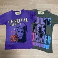 00s アメリカ製 USA製　ダメージtシャツ フェード　デッドストック