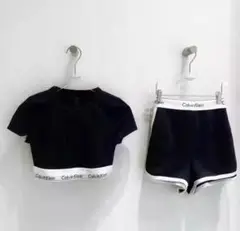 Calvin Klein Tシャツ ショートパンツ セット ブラック S 新品