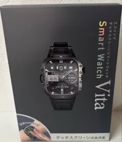 Smart Watch Vita 2.0インチ　マットブラック