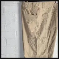 【日本未発売】ノースフェイス カーゴパンツ XL ベージュ 太め ホワイトラベル