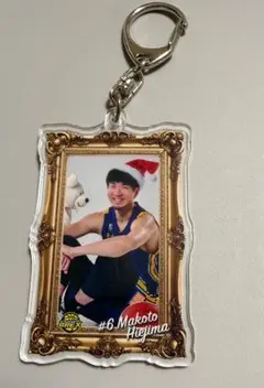 宇都宮ブレックス2023クリスマス選手フレームキーホルダー#6比江島慎選手