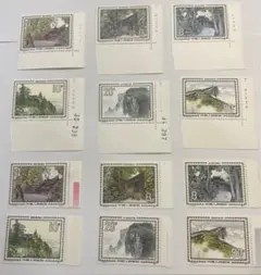 中国切手 T100「峨眉山の風景」6種 2セット
