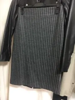 美品☆【allureville】ストライプタイトスカート