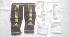 adidas カーフスリーブ 2セット(BL/GL-M・WH/SV-L)