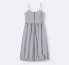 フロントジップバブルヘムワンピース　GU XXL