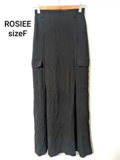 超美品　ROSIEE　ロージー ブラック ロングスカート sizeF