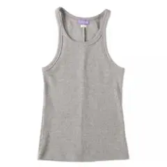 〈COOME BASIC〉FULL LENGTH TANK TOP GREY M