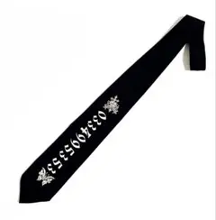 希少DIR EN GREY京着用同型同色90s廃盤BA-TSU黒ネクタイ数字蝶