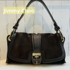 Jimmy Choo ジミーチュウ スエード ハンドバッグ