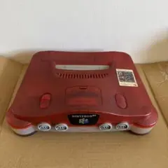 NINTENDO64 クリアレッド 本体