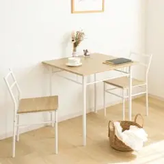 ダイニングテーブルセット 2人用 3点セット テーブチェア 2脚 ダイニング家具