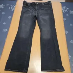 ブラックブーツカットデニム