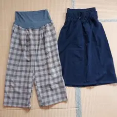マタニティ秋冬　ズボンとスカート　M(妊娠前サイズ表記)