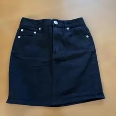 【GRL】黒のデニムタイトスカート