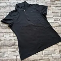 Nike DRI-FIT レディースハーフジップシャツ L