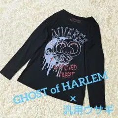 GHOST of HARLEM 　×　汎用ウサギ　ロングT