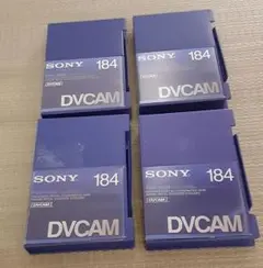 SONY DVCAMテープ PDV-184N 4本セット　中古品