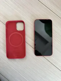 【iPhone 12 mini Red】256GB＋Apple純正ケース付