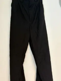 センタープレス２タックワイドストレートスラックス