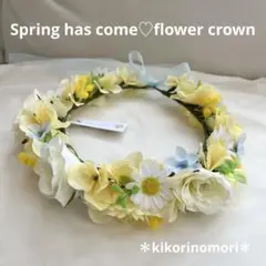 Spring has come♡花かんむり　ウェディングフォト♡挙式♡髪飾り