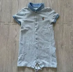 Ralph Lauren チェック柄ロンパース 12M