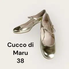 夏sele★Cuccodi Maruクッコディマルパンプス38/24.0ゴールド