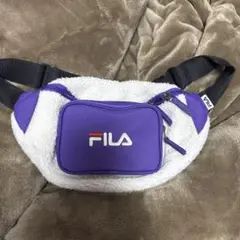 FILAウエストバッグ 白/紫