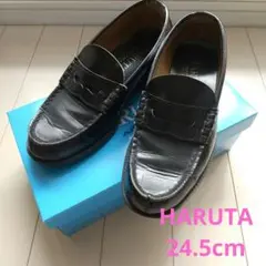 HARUTA ARVIN ブラック ローファー