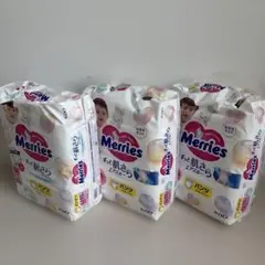 Merries 紙おむつ Mサイズ 52枚　３パック