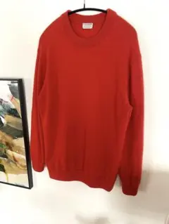 BEAUTY&YOUTH カシミヤ100% ニット オレンジXL 美品
