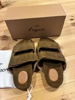 CANAL JEAN fromlagoon スウェードダブルベルトサンダル
