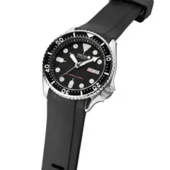 クラフターブルー　22mm ラバーベルト　SKX007 ブラックボーイ