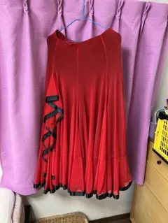 イチオク 社交ダンススカ−ト ウエストゴム専門店補正したばかり 72cm