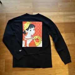 オーバープリントNEW ERAコラボロングスリーブ Tシャツ L