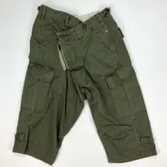 JHONBULL ジョンブル　ハーフパンツ　変形　カーキ