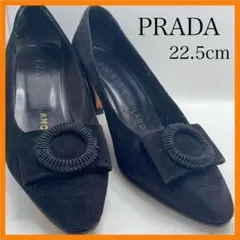 【PRADA】美品 パンプス 黒 送料無料!