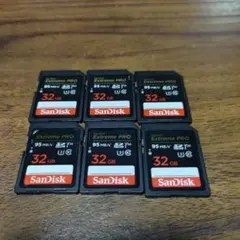 【最終値下げ】SanDisk Extreme Pro 32GB 6枚セット