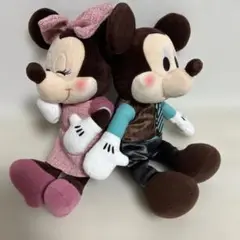 ミッキー＆ミニー ルビー＆ミントショコラ ペアぬいぐるみ