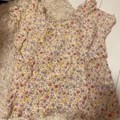 花柄　ブラウス