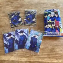 ブルーロックウエハース5 烏旅人　氷織羊　スーパーレア2枚 ノーマル3枚