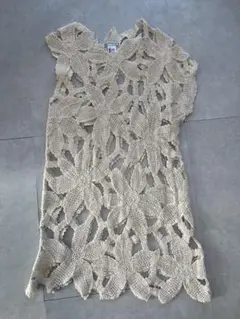 ZARA クロシェ　ワンピース
