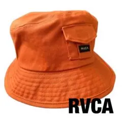 RVCA ルーカ バケットハット MIXER BUCKET オレンジ 美品