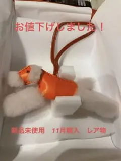 エルメス チャーム バディ 犬 新品未使用品 オレンジ チャーム