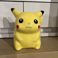 新品未使用　ポケモン ピカチュウ 貯金箱 陶器