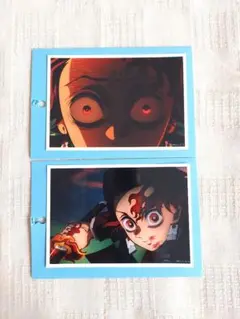 鬼滅の刃 劇場版 無限城編 第一章 猗窩座再来 場面写ブロマイドくじ2枚セット④