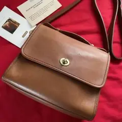 ✨人気✨ オールドコーチ 2way レザー ショルダーバッグ ブラウン USA製