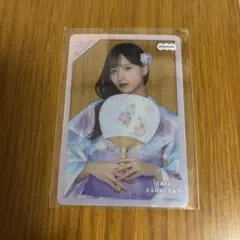 乃木坂46 金川紗耶 購入特典C賞 個別クリアカード 8月ver.